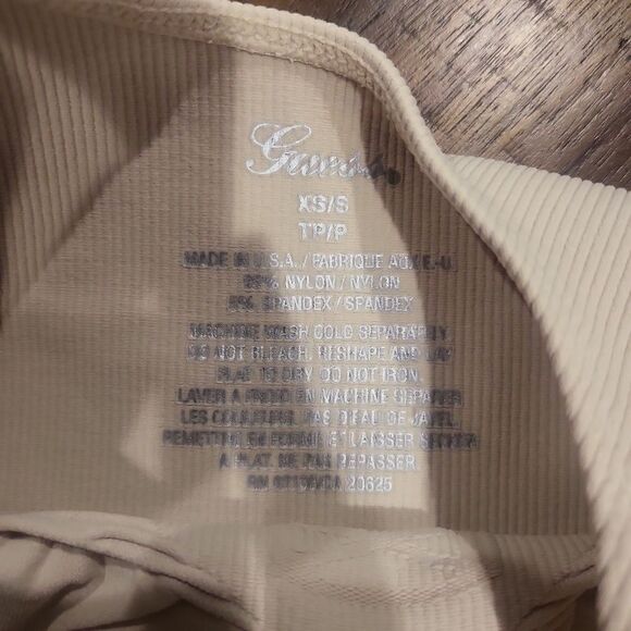 Guess Tummy Control Ribbed Camisole Nude XS/S - Picture 3 of 4